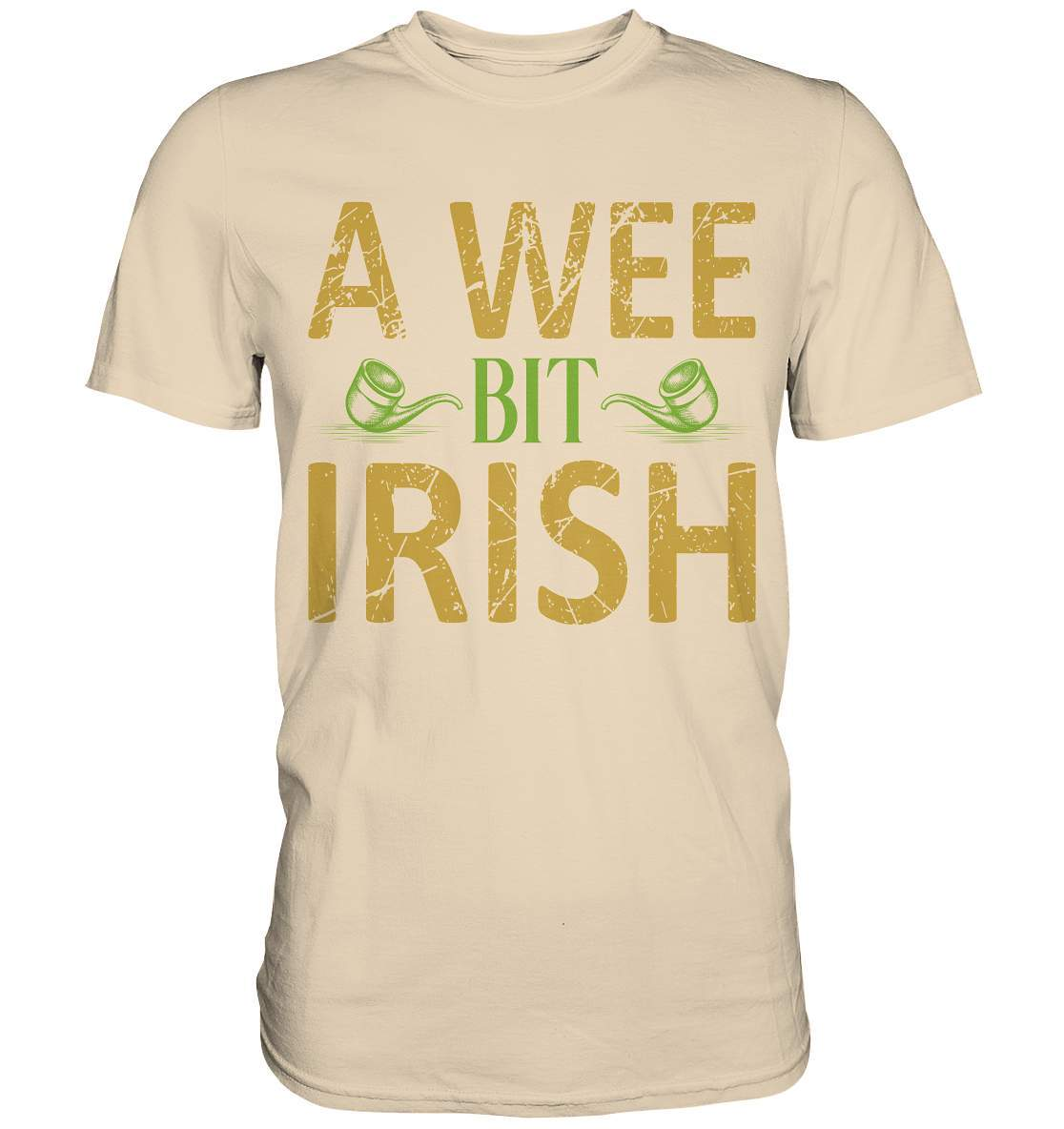 St. Patricks Day Outfit für den irischen Nationalfeiertag - A wee bit Irish - Premium Shirt-day saint patrick,feiertag in Irland,greenbeer,heilige st patrick,irischer Feiertag,kleeblatt st patricks day,Sankt Patrick day,sankt patrick day 2022,sankt patricks tag,sankt patriks day,st patrick irland,st patricks day,thanks patrick day