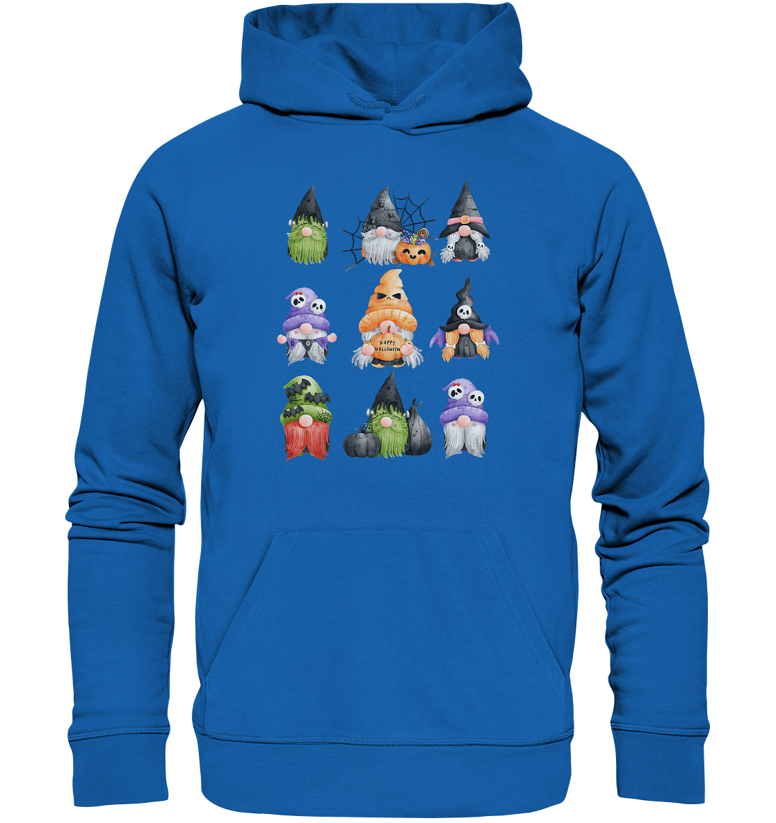 Halloween Gnome Shirt, Halloween Shirt, Herbst T-Shirt, Gnome Gesichter Shirt, Halloween Outfit, Wichtel Halloween Kostüm - Premium Unisex Hoodie