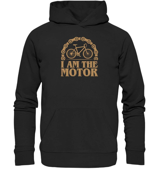 Fahrrad I am the Motor - Premium Unisex Hoodie-bike,bike damen,e-bike trekking,fahrrad,fahrrad damen,fahrrad einfach,fahrrad fahren,fahrrad herren,fahrrad test,fahrradbekleidung,fahrradtour,I am the Motor,mountainbike