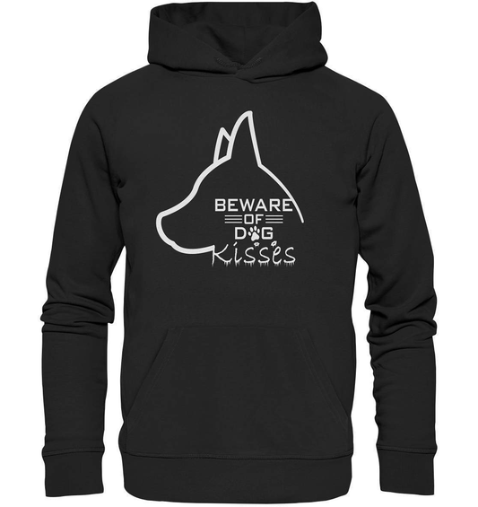 Achtung Hundeküsse - Lustiges Hunde - Premium Unisex Hoodie-auf den hund gekommen,dog,freude,geburtstgasgeschenk,Geschenk,geschenkidee,humor,hund,hundebesitzer,hundefan,hundehalter,hundeliebhaber,hundeshirt,spaß