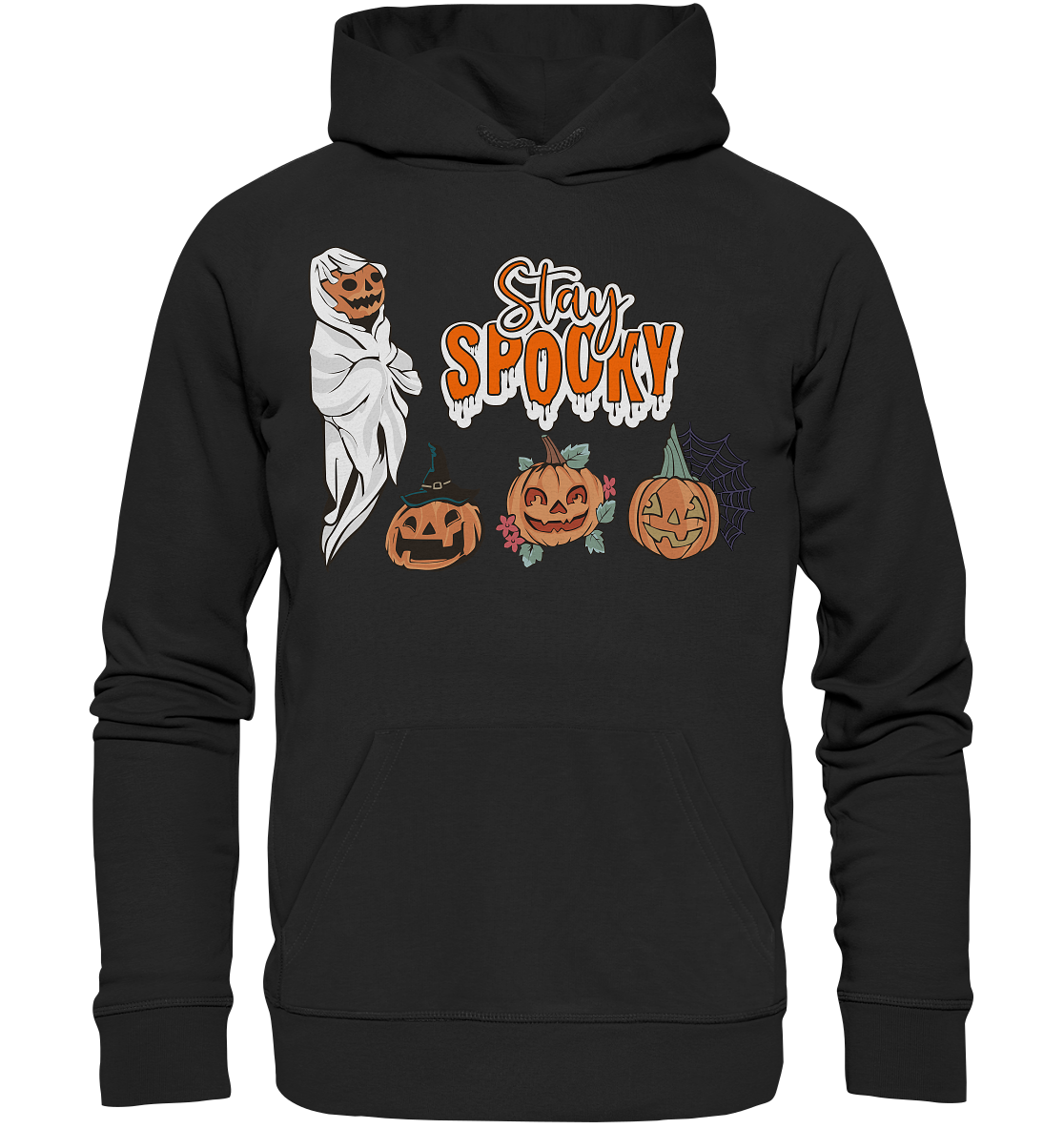 Kürbis Shirt, Halloween Shirt, Herbst T-Shirt, Kürbis Gesichter Shirt, Halloween Outfit, Stay Spooky, Halloween Kostüm  - Premium Unisex Hoodie