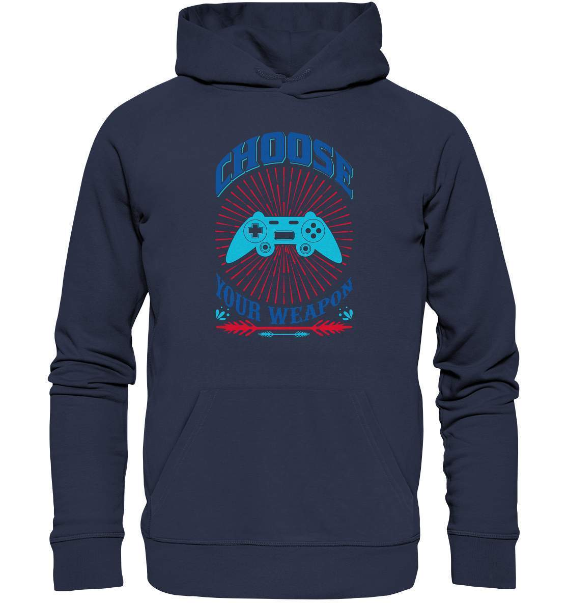 Zocker Outfit Choose your Weapon - Premium Unisex Hoodie-Choose your Weapon,computer,controller,gamepad,gamer,geboren zum zocken,geborener zocker,joystick,Konsole,spielkonsole,Video Game,zocken,zockerleidenschaft