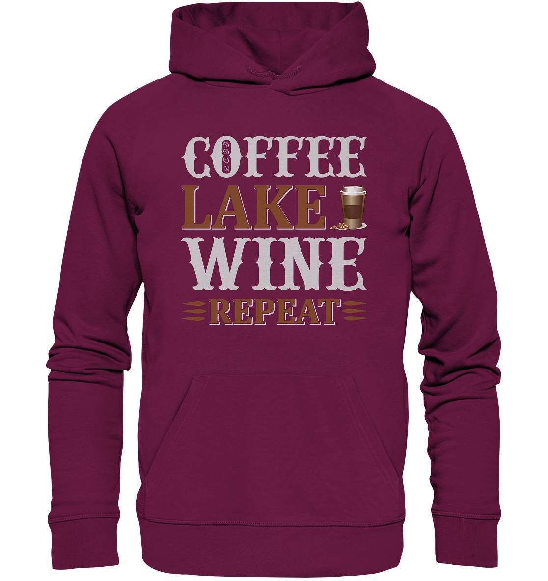 Kaffee Coffee Lake Wine Repeat Kaffeeliebhaber - Premium Unisex Hoodie-Coffee Lake Wine Repeat kaffee,coffee t shirt,espresso t shirt,Frühaufsteher,geschenke für kaffeeliebhaber,i like coffee t shirt,I love Coffee,kaffeejunkie,Kaffeekanne,kaffeeliebhaber geschenk,kaffeesüchtig,langschläfer,Morgenmuffel