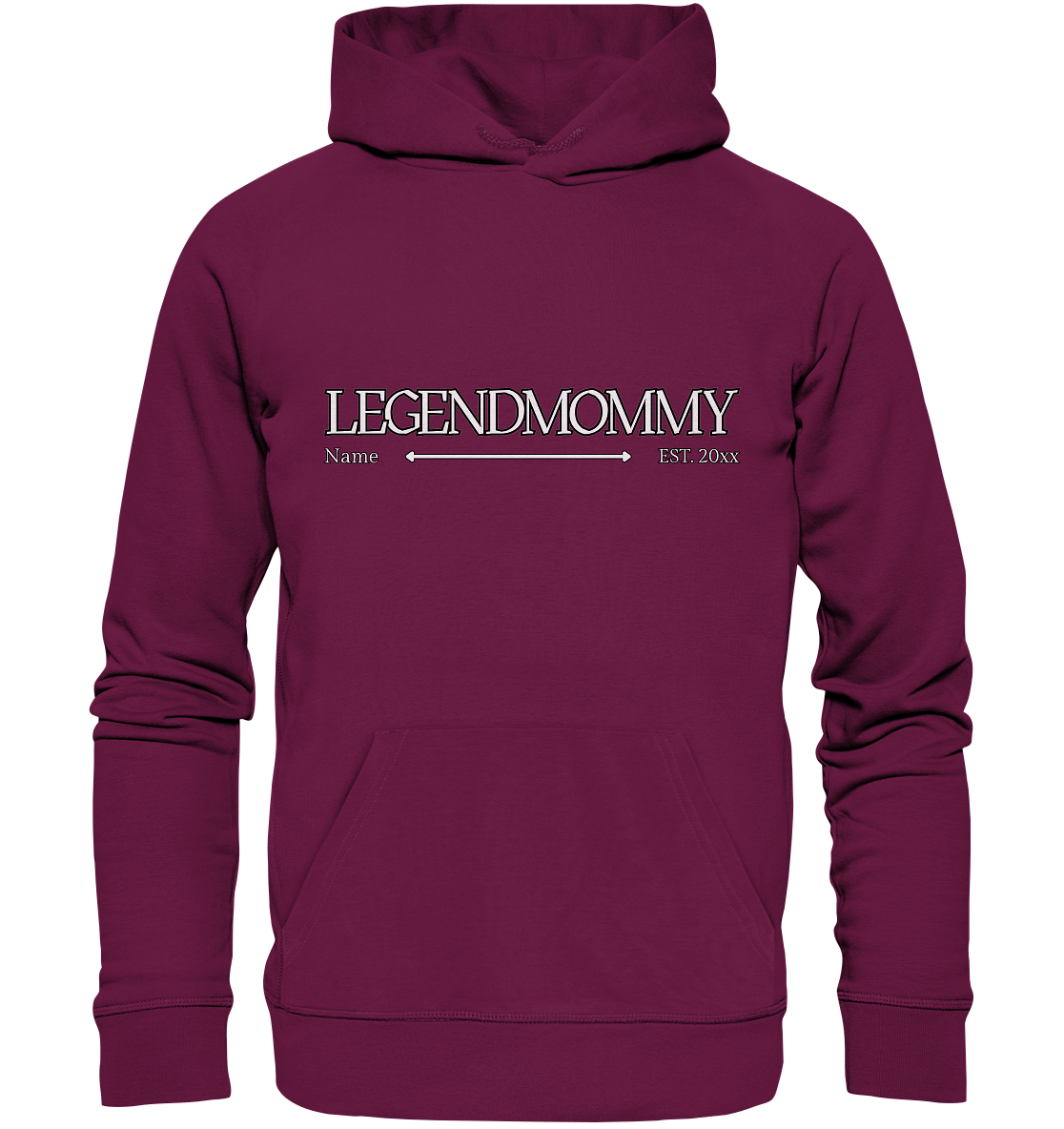 Legendmommy mit Name und Jahr personalisiertes Geschenk für Mutter, Mama - Premium Unisex Hoodie