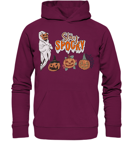 Kürbis Shirt, Halloween Shirt, Herbst T-Shirt, Kürbis Gesichter Shirt, Halloween Outfit, Stay Spooky, Halloween Kostüm  - Premium Unisex Hoodie