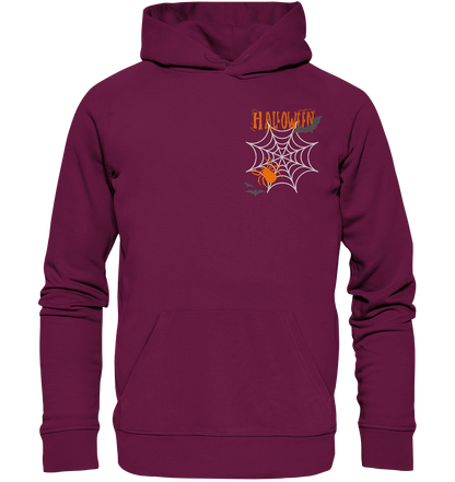 Halloween Shirt, Boo Halloween, Herbst T-Shirt, Kürbis Gesichter Shirt, Halloween Outfit, Spinnenetz, Halloween Kostüm  - Premium Unisex Hoodie