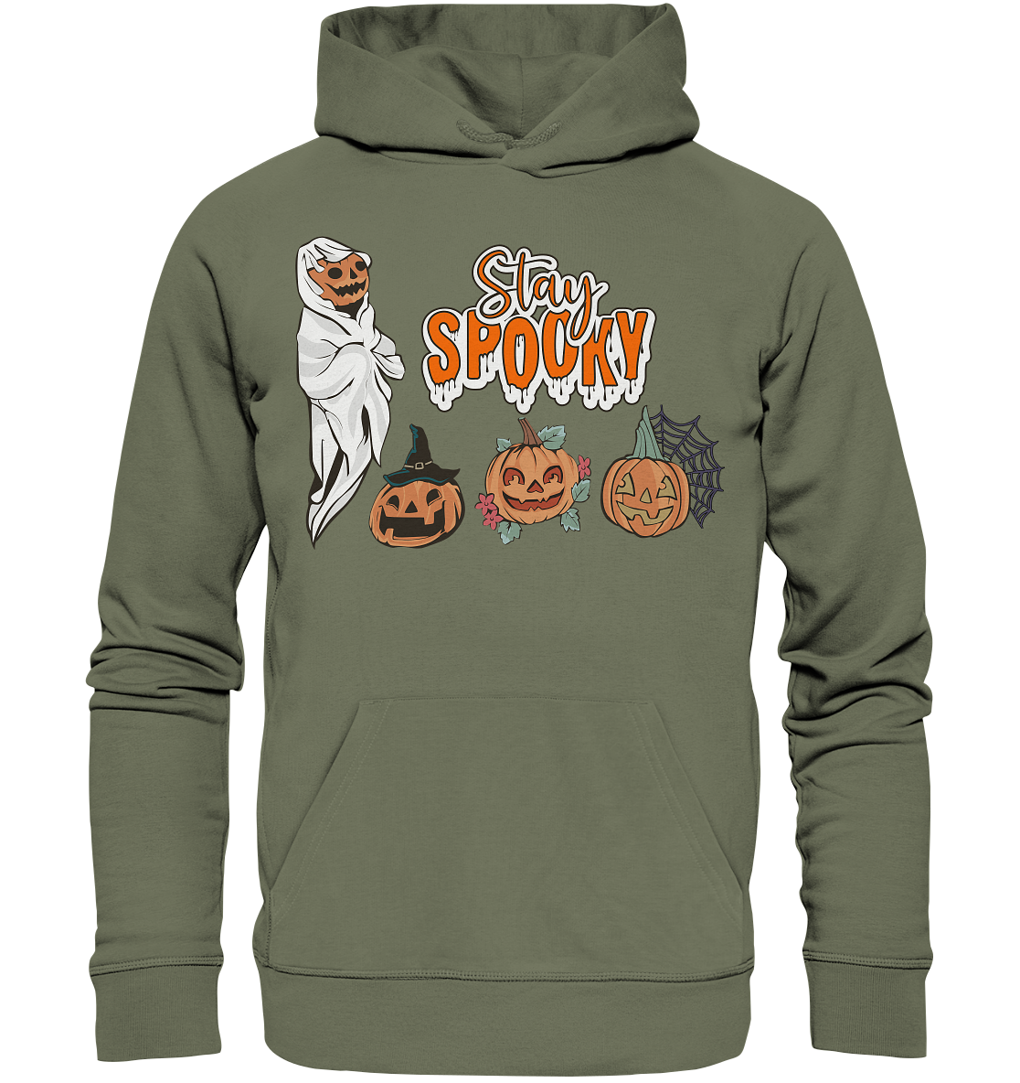 Kürbis Shirt, Halloween Shirt, Herbst T-Shirt, Kürbis Gesichter Shirt, Halloween Outfit, Stay Spooky, Halloween Kostüm  - Premium Unisex Hoodie