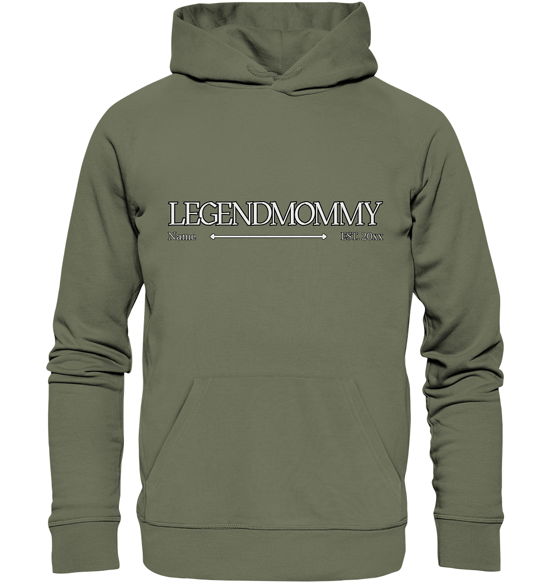 Legendmommy mit Name und Jahr personalisiertes Geschenk für Mutter, Mama - Premium Unisex Hoodie