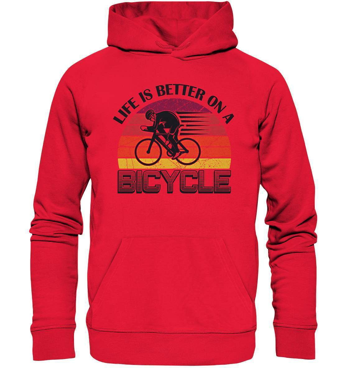 Fahrrad Life is better on a Bicycle - Premium Unisex Hoodie-bike,bike damen,e-bike trekking,fahrrad,fahrrad damen,fahrrad einfach,fahrrad fahren,fahrrad herren,fahrrad test,fahrradbekleidung,fahrradtour,Life is better on a Bicycle,mountainbike