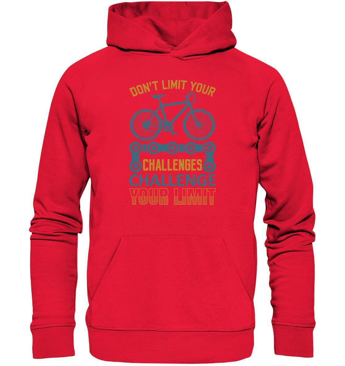 Fahrrad Don't limit your Challenges Challenge your Limit - Premium Unisex Hoodie-bike,bike damen,Don't limit your Challenges Challenge your Limit,e-bike trekking,fahrrad,fahrrad damen,fahrrad einfach,fahrrad fahren,fahrrad herren,fahrrad test,fahrradbekleidung,fahrradtour,mountainbike