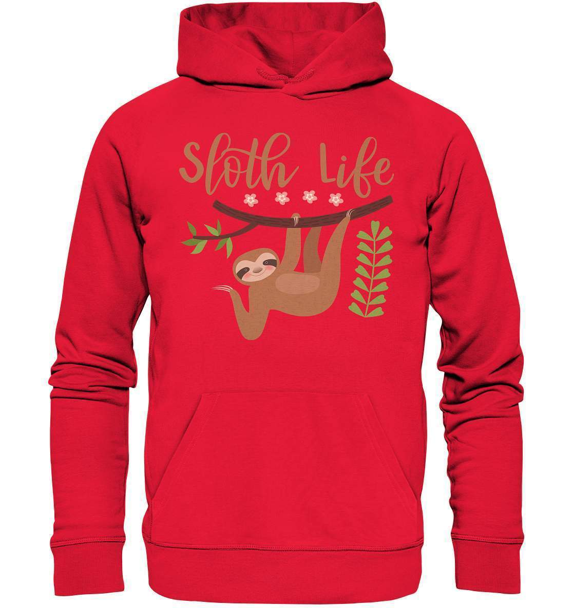 Faultier Sloth Life - Premium Unisex Hoodie-3 finger faultier,3 zehen faultier,das faultier,ein faultier,faul,Faultier,faultier shirt,faultier t shirt damen,faultierfarm,faultiermotiv,riesenfaultier,Sloth Life,t-shirt mit faultier