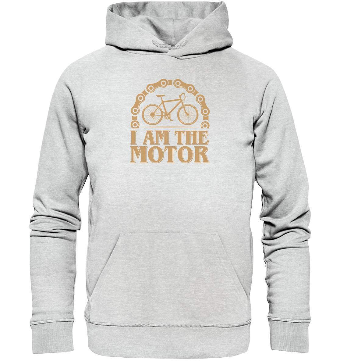 Fahrrad I am the Motor - Premium Unisex Hoodie-bike,bike damen,e-bike trekking,fahrrad,fahrrad damen,fahrrad einfach,fahrrad fahren,fahrrad herren,fahrrad test,fahrradbekleidung,fahrradtour,I am the Motor,mountainbike