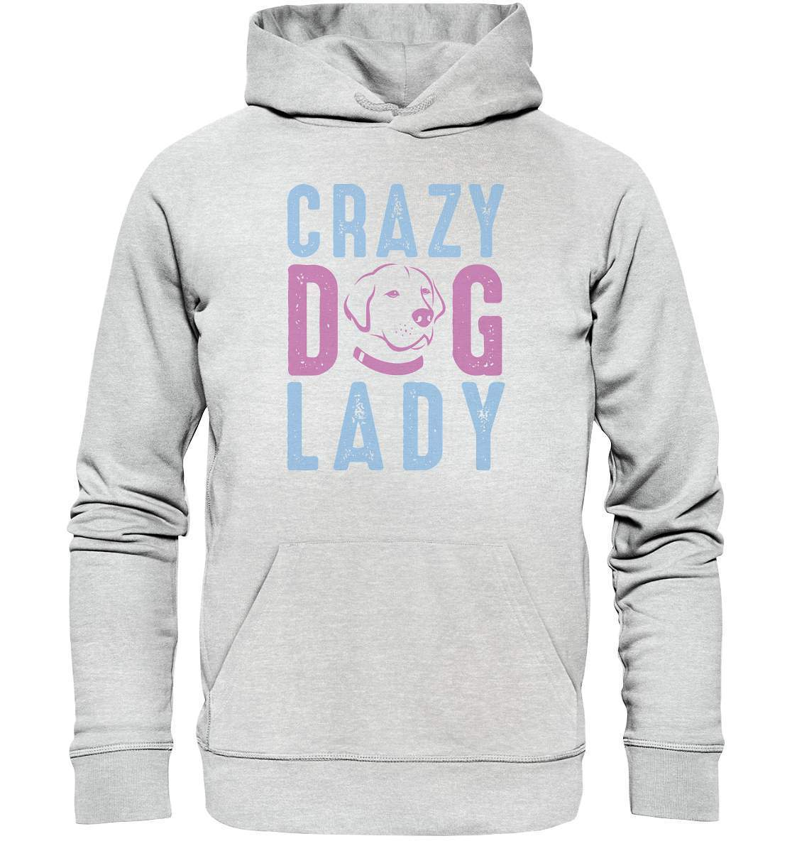 Hunde Liebhaberin Crazy Dog Lady - Premium Unisex Hoodie-auf den hund gekommen,Crazy Dog Lady,dog,geburtstgasgeschenk,geschenkidee,humor,hund,hundebesitzer,hundefan,hundehalter,hundeliebhaber,hundeshirt,spaß