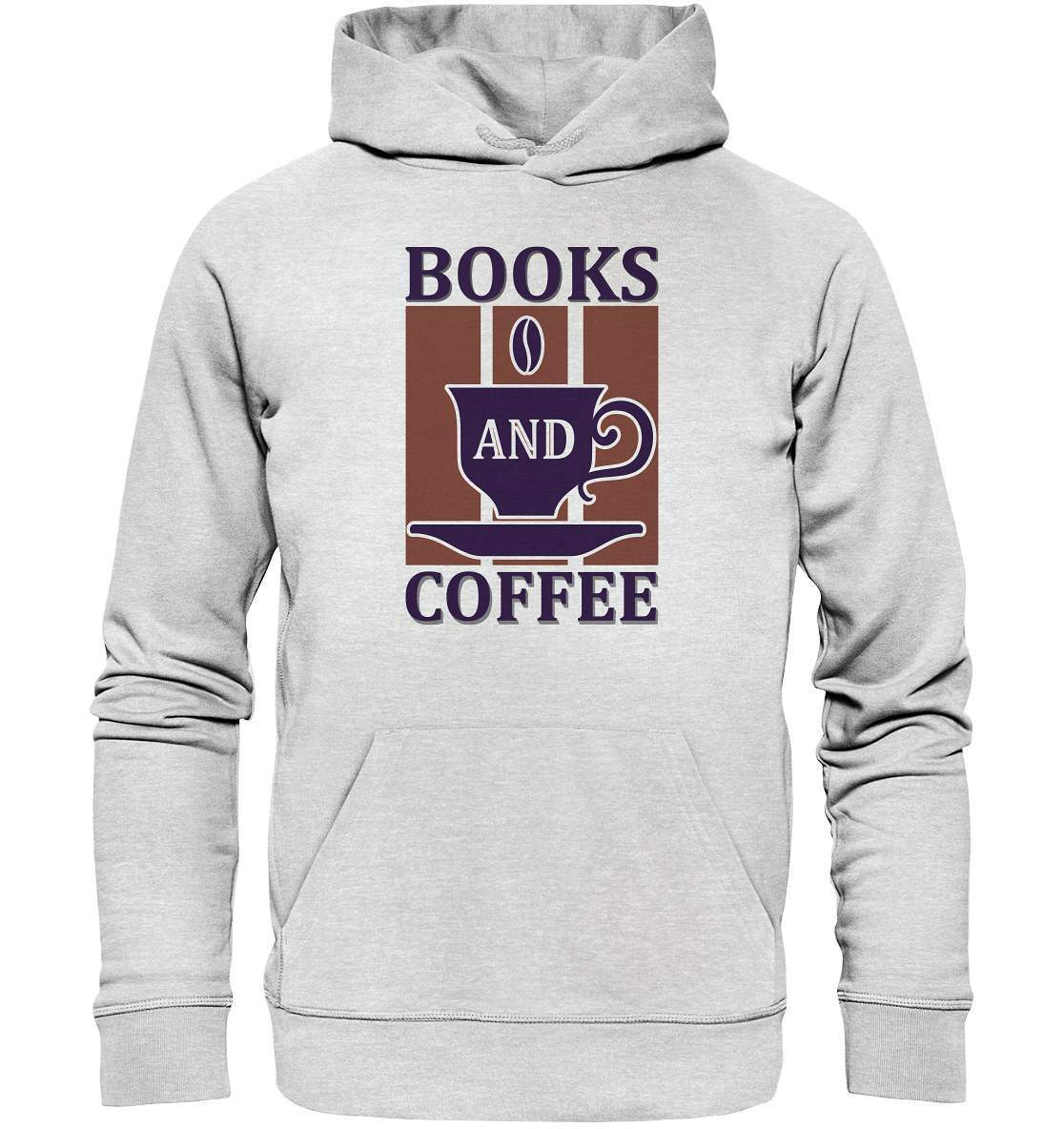 Kaffee Books and Coffee Kaffeeliebhaber - Premium Unisex Hoodie-Books and Coffee,coffee t shirt,espresso t shirt,Frühaufsteher,geschenke für kaffeeliebhaber,i like coffee t shirt,kaffee,kaffeejunkie,Kaffeekanne,kaffeeliebhaber geschenk,kaffeesüchtig,langschläfer,Morgenmuffel