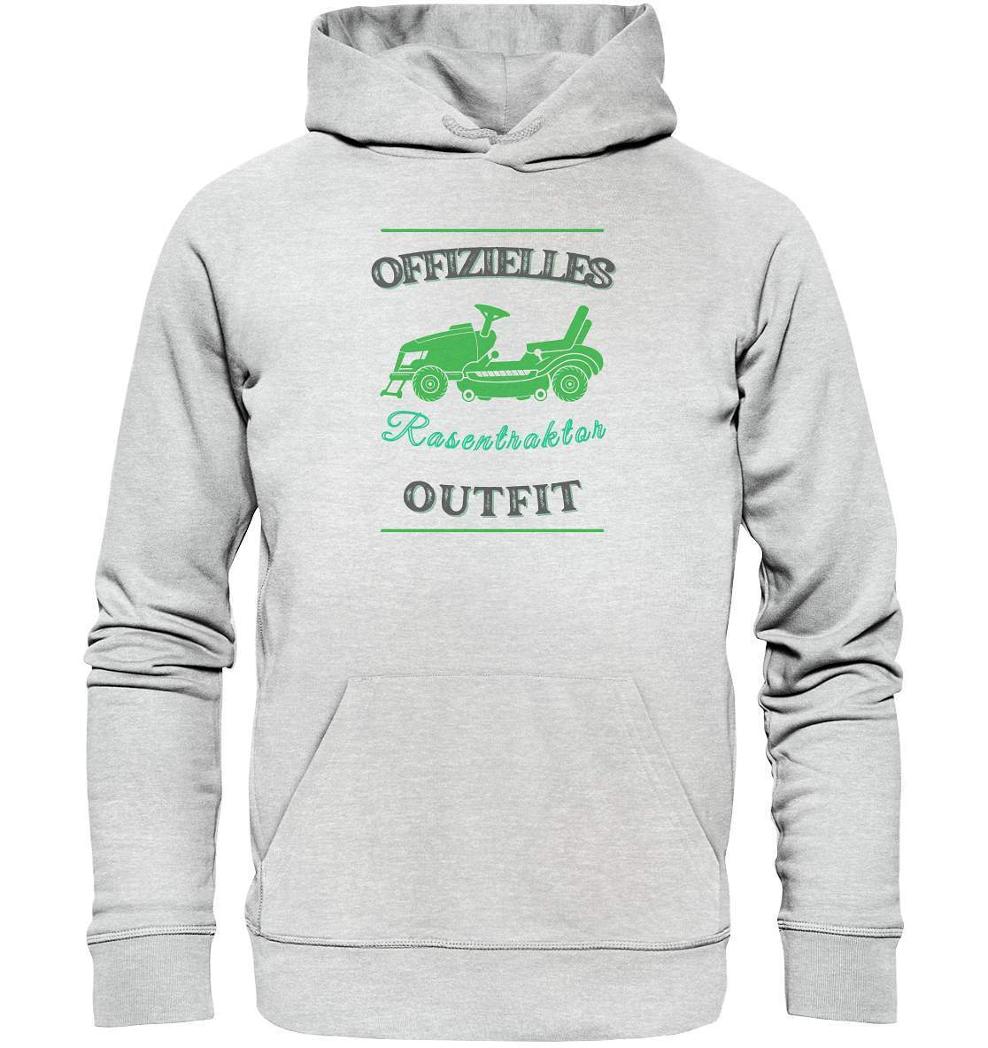 Offizielles Rasentraktor Outfit Gärtner - Premium Unisex Hoodie-aufsitzmäher,gartenfachmann,gras mähen,gärnter,landschaftsgärtner,landschaftspflege,landschaftspfleger,rasen mähen,rasenmäher,rasenpflege,rasentraktor,rasentraktor outfit,rasentrekker