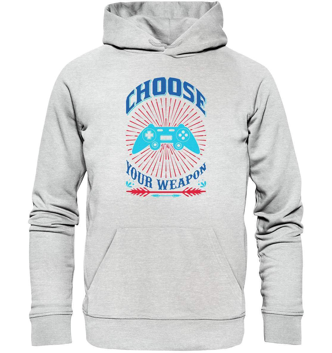 Zocker Outfit Choose your Weapon - Premium Unisex Hoodie-Choose your Weapon,computer,controller,gamepad,gamer,geboren zum zocken,geborener zocker,joystick,Konsole,spielkonsole,Video Game,zocken,zockerleidenschaft