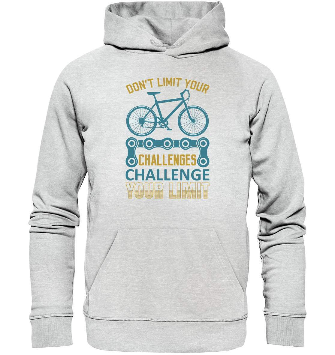 Fahrrad Don't limit your Challenges Challenge your Limit - Premium Unisex Hoodie-bike,bike damen,Don't limit your Challenges Challenge your Limit,e-bike trekking,fahrrad,fahrrad damen,fahrrad einfach,fahrrad fahren,fahrrad herren,fahrrad test,fahrradbekleidung,fahrradtour,mountainbike